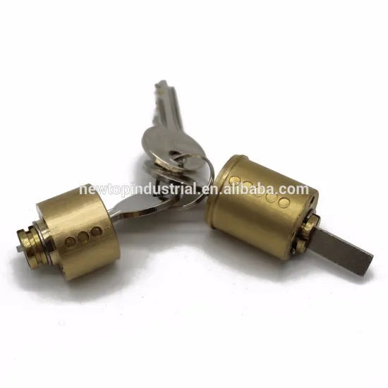 Brass pin mortise rim lock cylinder for South America