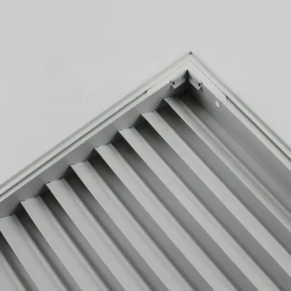 Louvered Aluminium Fixed Return Air Ceiling Grille
