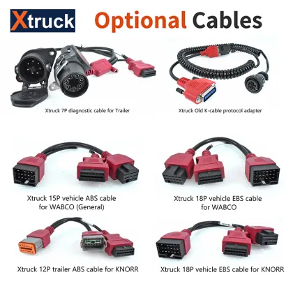 Truck Chassis Diagnostic Cables for ZF, Eaton, Voith, Dongfeng, FAW, SINOTRUK Transmissions & Retarders