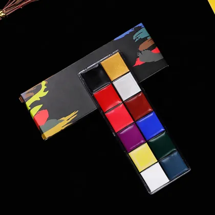 Custom Wholesale Vegan Waterproof Face Painting Supplies - Logo-Free Private Label