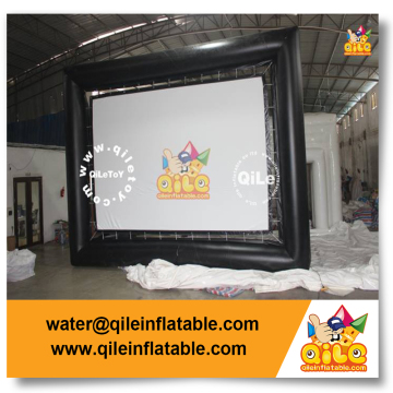 2016 commercial grade factory inflatable movie screen for outdoor advertising for cinema for event