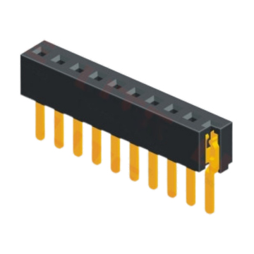1.00mm Pitch Single Row Straight Female Header Connector - High Quality