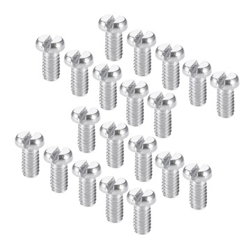 20PCS M3*8mm Flat Needle Plate Screws - Bulk Packaged Flatcar