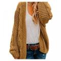 Casual Open Front Knit Sweater