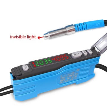 LED Light Source Detection Fiber Optic Sensor ER2-22H for Color Distinction
