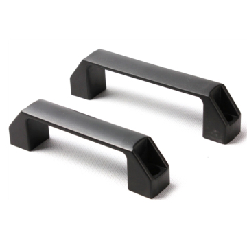 90cm Black Plastic Untraded Pull Handle Square ABS 4 Inch Grab Furniture Drawer Cabinet Door Shower Door Handle