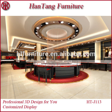 14x15 feet jewelry shop design/jewelry shop interior design