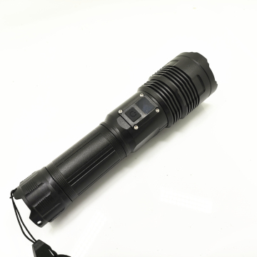 Ultra Bright 5000 lumen XHP90.2 Waterdichte tactische zaklamp met 10 km balk en batterijindicator voor kamperen, wandelen en fietsen