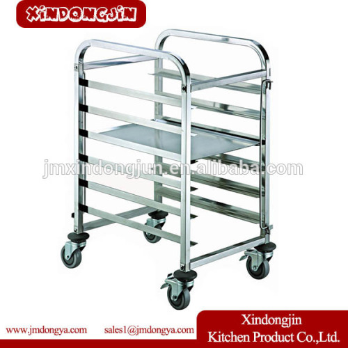 LR-6A foldable kitchen trolley, kitchen platform trolley, outdoor kitchen trolley