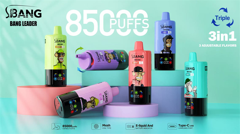 Voditelj praska 85000 Puffs Trostruki vape njemački veletrgovac