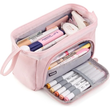 Wholesale Colored Canvas Storage Pouch for Pens and Pencils