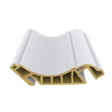 European Style PVC Wall Decoration Cornice Moulding