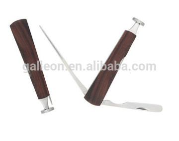 Wooden Finish Stainless Steel Pipe Tool reamer tamper and pick.