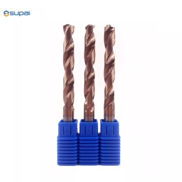 Carbide τρυπάνι CNC Straight Shank Twist τρυπάνι