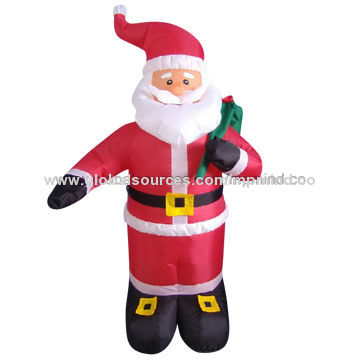Christmas Inflatable for Advertising Santa Claus, Various Colors Available