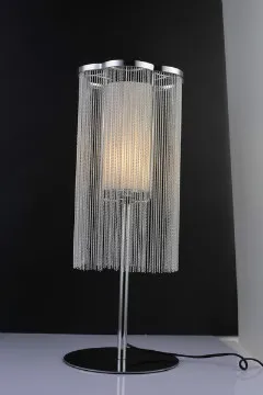 Glass shade power outlet hotel table lamps