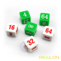 Six Sided Doubling Backgammon Dice 16MM