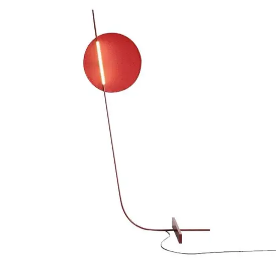 INSHINE Red Bulb With Strip Floor Lamp