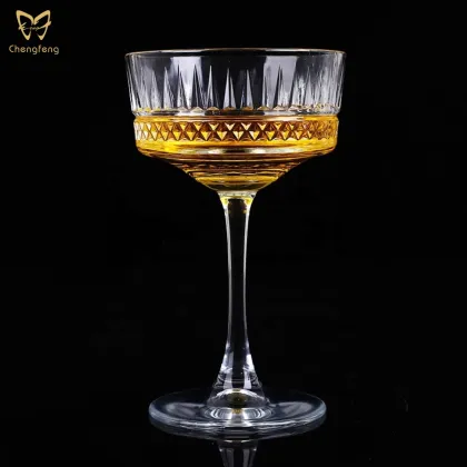 Modern Textured Wine and Gin Glasses - Hot Sale Cocktail Goblets