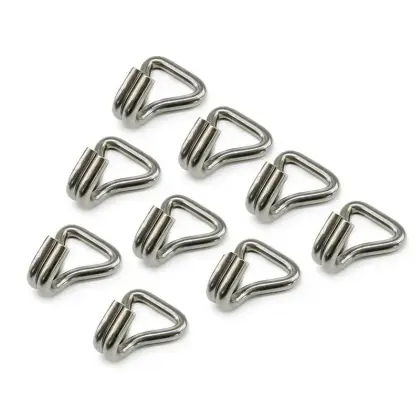 Double Wire Metal J Hook for Ratchet Buckle