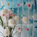 Elegant Acrylic Rose Flowers Style Beads Door Curtain