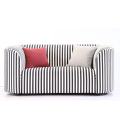 Design exclusivo estriado de sofás macios elegantes