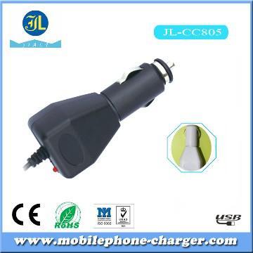 Micro USB In-Car Charger with 5v, 500ma to 1500ma output