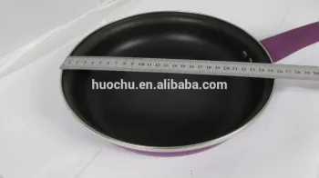Carbon steel non-stick cookware set frying pan stainless steel ss s/s ring edge silicone coloured soft touch painted handle
