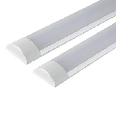LED Batten Light 60cm/120cm, 18W/40W, 220V, PF0.5, CRI80, IP66, 90LM/W-100LM/W, 3000K, Socket Included