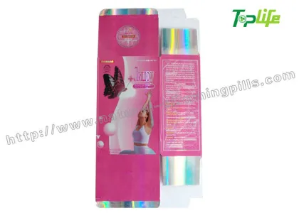 New Slimming Pills Hologram Natural Slimming Pills Lishou Pink Bottle / Safe Diet Pills For Women