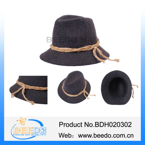 Fashion browns 100% wool felt hat