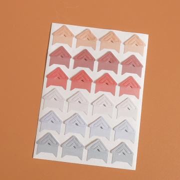 Handmade Retro Photo Album Stickers and Decorative Paper Corners