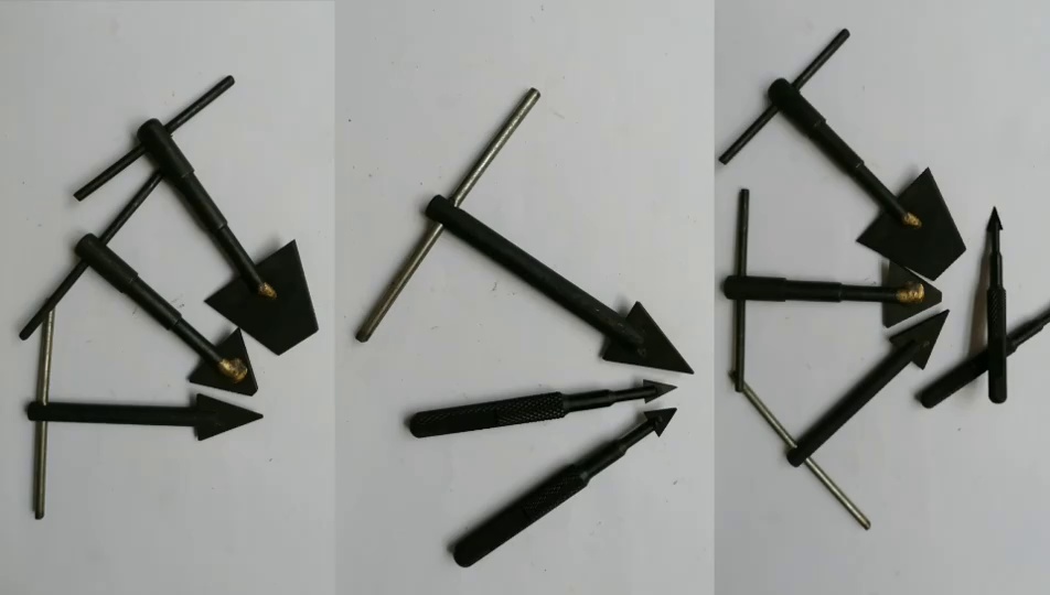 m3-m10 wire threaded insert extraction removal tool