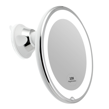 Rechargeable Vanity Mirror with Suction Cup Magnifying
