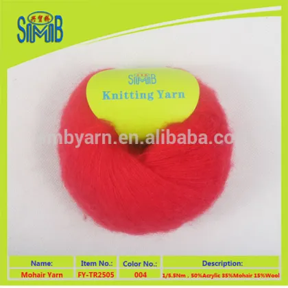 fashion line shop wholesale mohair crochet yarns from china yarn factory