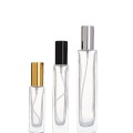 1oz 30ml Clear Glass Square Perfumer Bottle