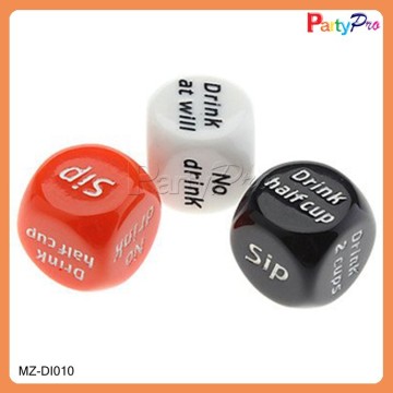 2015 Hot Sale Wholesale Sex Dice Game Game Dice Acrylic Dice in China