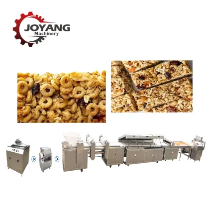 Multifunction Cereal Bar Machinery: Praline Oatmeal Chocolate Bar Production Line