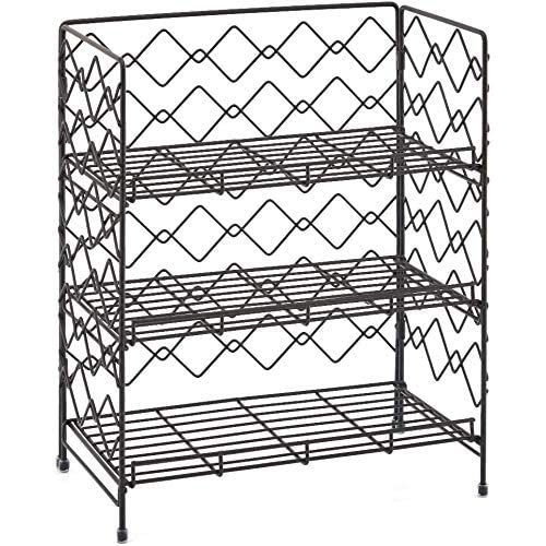 Prateleira de especiarias de metal de 3 camadas para bancada de cozinha