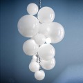 Personnalisation Iridescente Grape Escair Round Chandelier