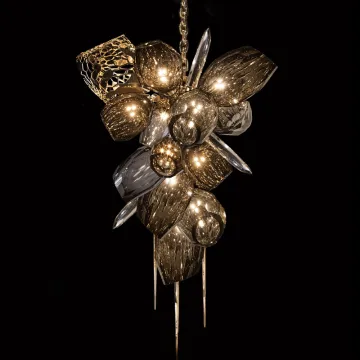 Creative Crystal Chandelier Glass Pendant Lamp for Living Room and Dining Room Decor