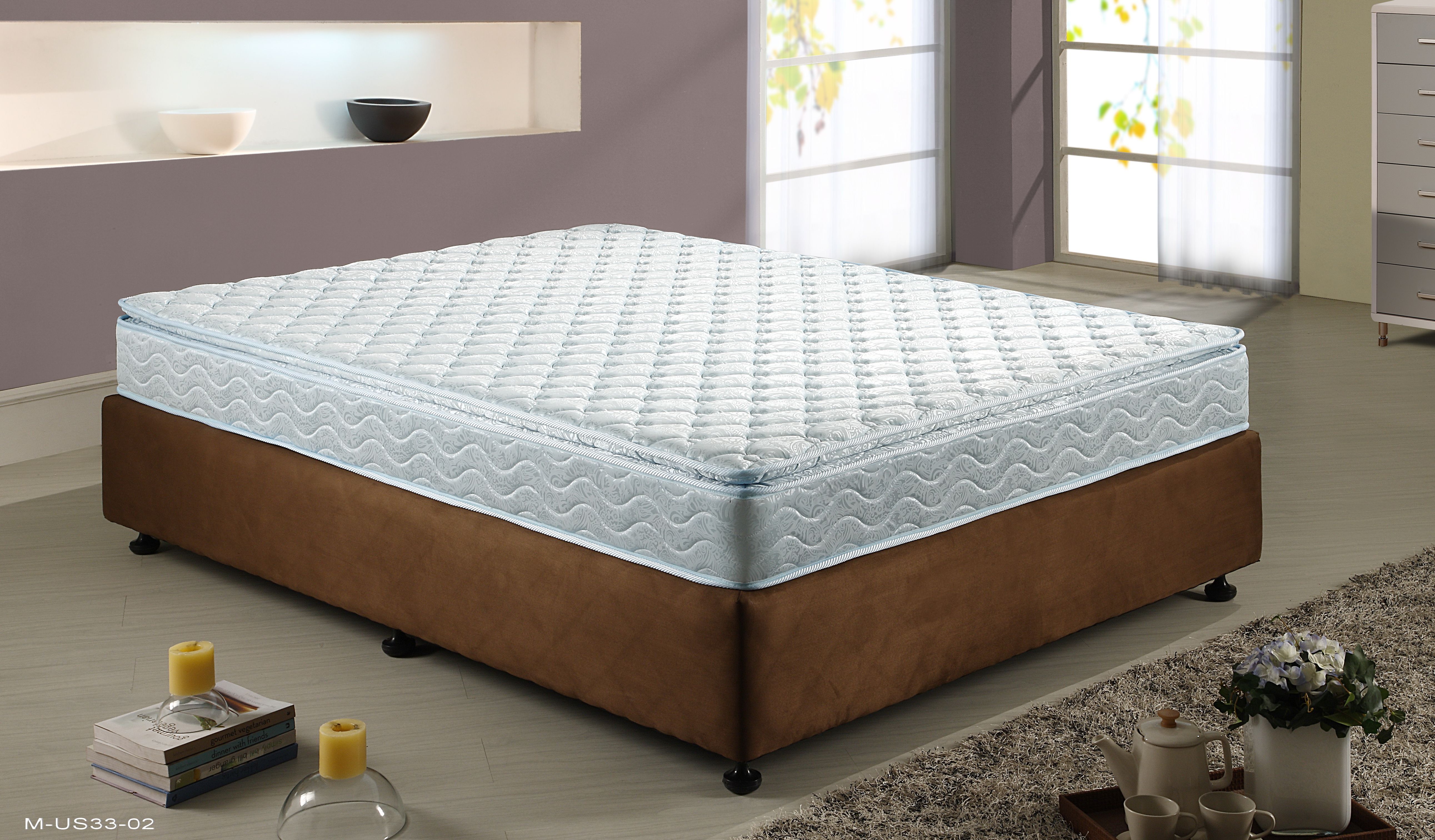 Layered Mattress with Pillow Top and Bonnell Springs