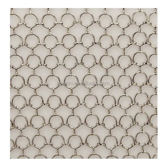 Stainless Steel Chain Mail Ring Mesh for Curtains