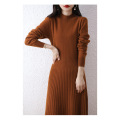 All wool knit dress for women