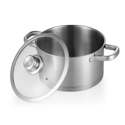 High quanlity cheapest price europe-style s/s soup pot stock pot with cover