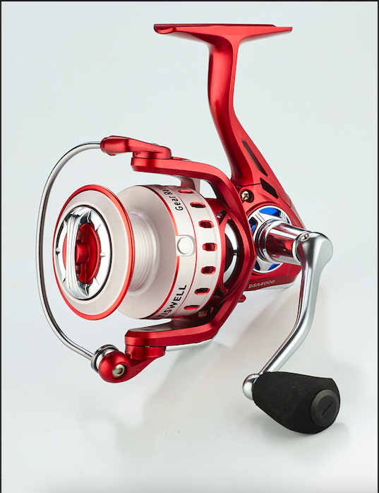 stainless steel screw in handle spinning reel