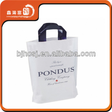 Color Printing Soft Loop Handle Plastic Shopping Bag