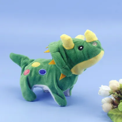Children's electric toys Dinosaur Plush toys Unicorn dinosaur soft plush fabric children's pet toys fun