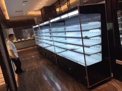 6 feet long commercial vegetable refrigerator