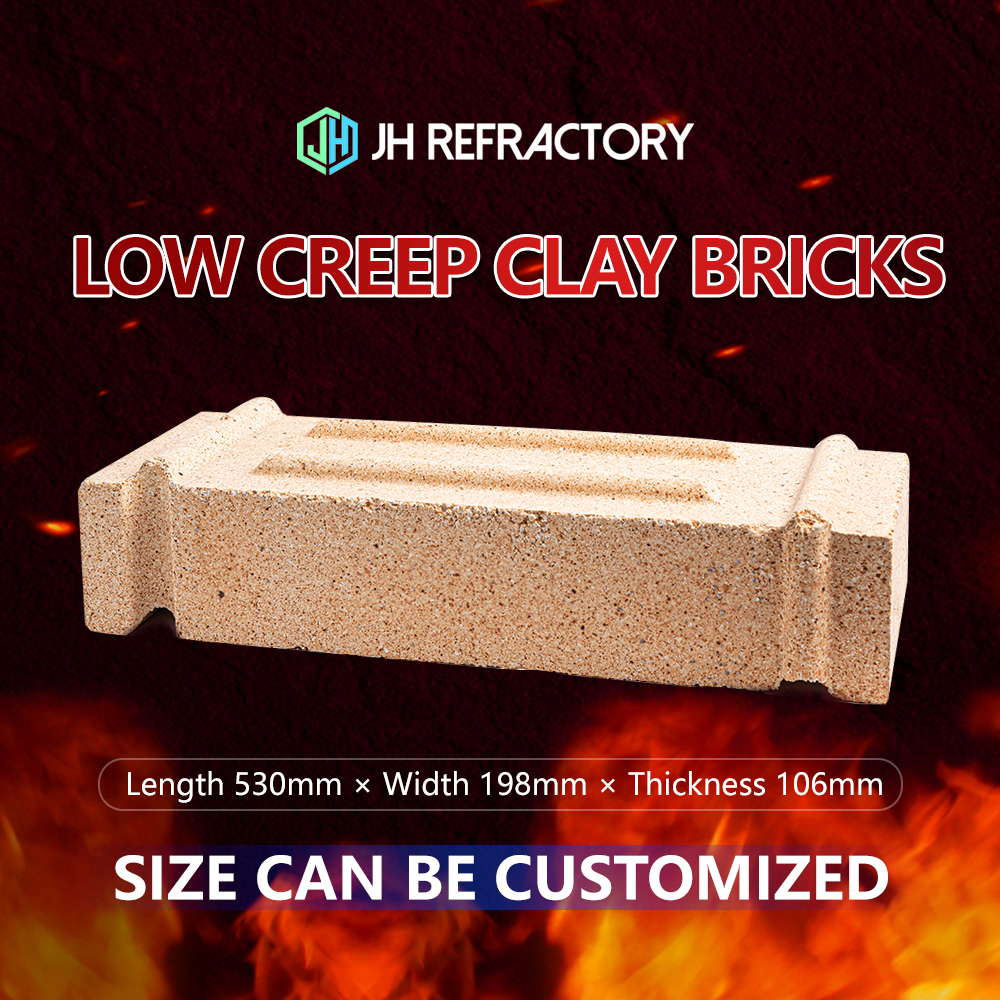 Low creep clay bricks Shaped bricks size